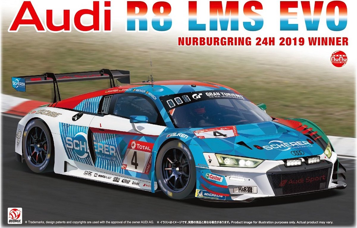 Nunu 1:24 AUDI R8 LMS EVO NURBURGRING 24H 2019 WINNER