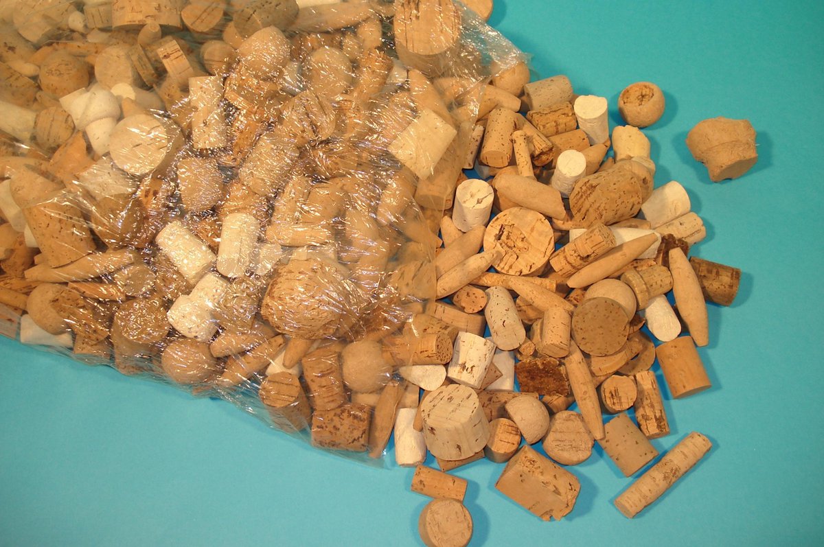 Knutselkurken/handenarbeidkurken 1kg maten en vormen assortiment