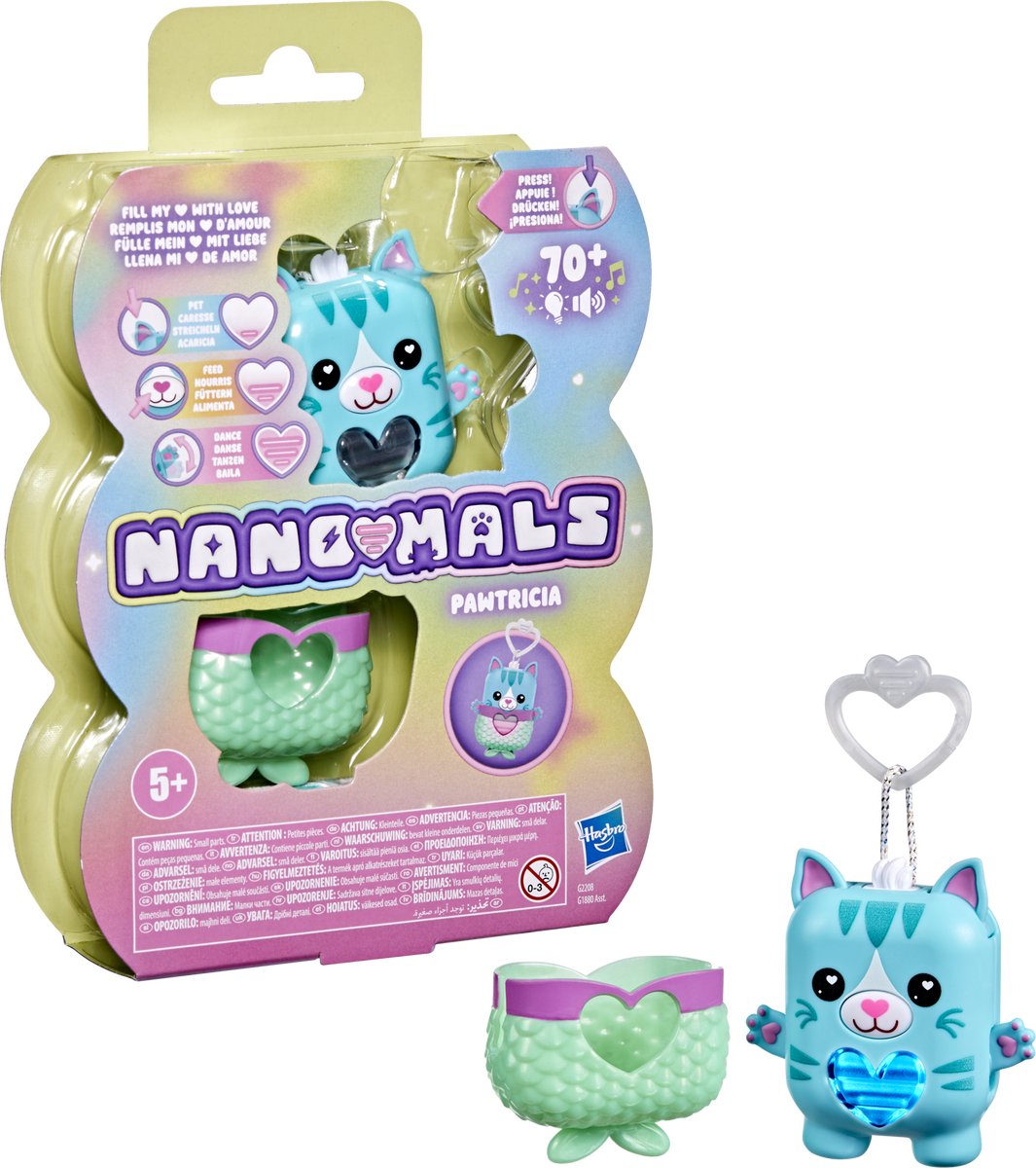 Nano-mals Pawtricia het Blauwe Katje - elektronisch - meer dan 70 reacties - interactief