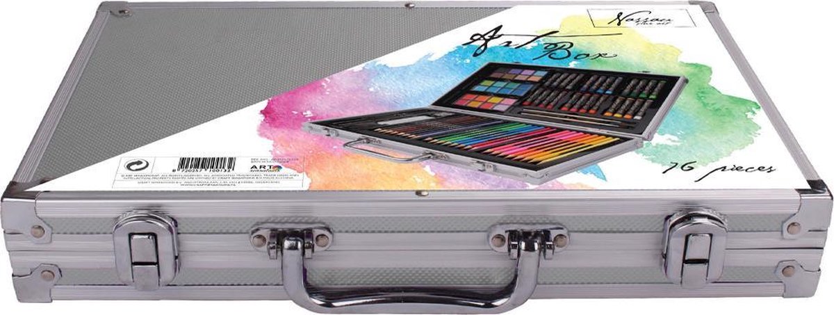 Nassau Fine Art Schilderskoffer - 79 Delig - Koffer Chroom