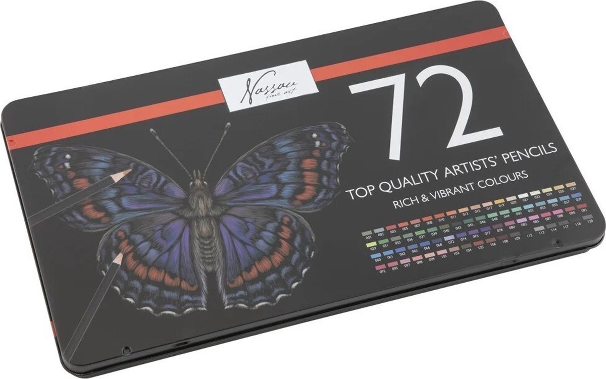 Nassau Kleurpotloden Set 72 stuks