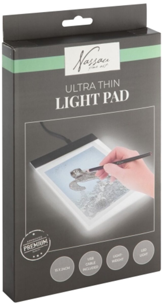 Nassau Lichtbak Ultradun A5 LED 1 Stand 23x15 cm