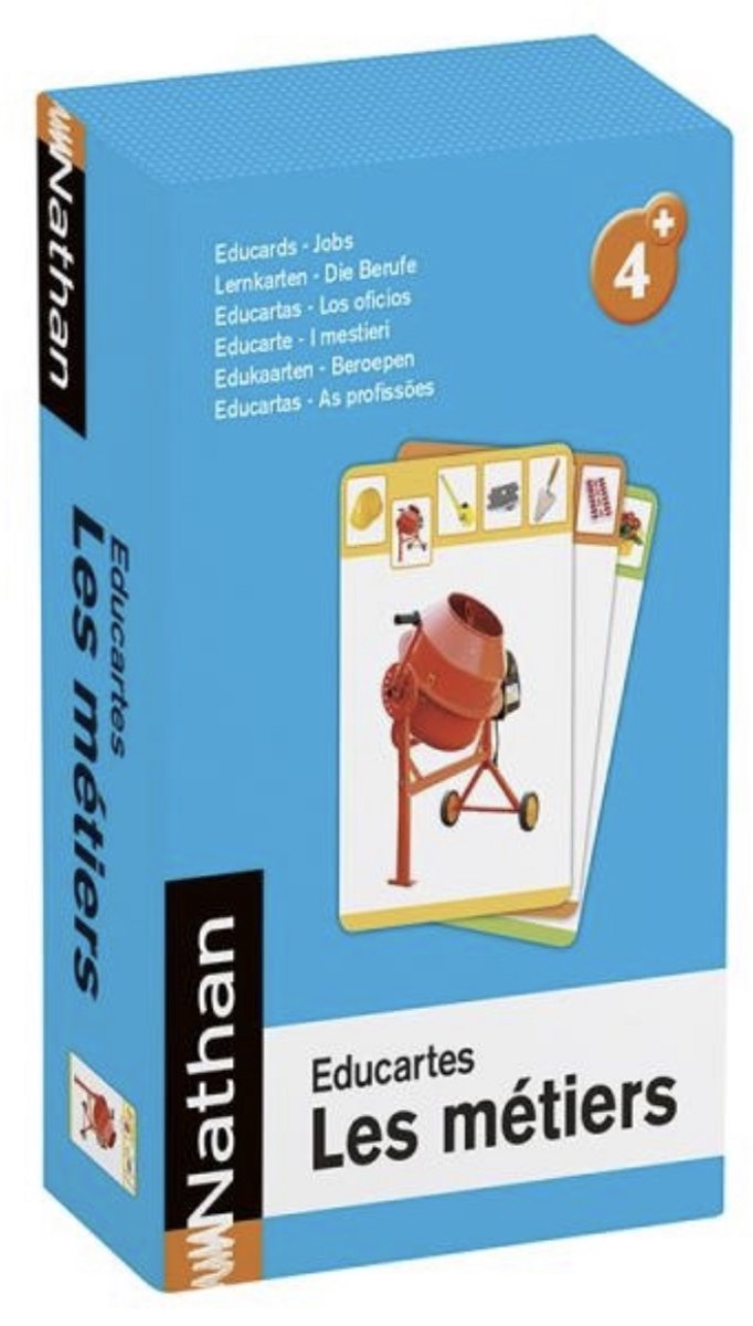 Educards - Beroepen - Een spel met 50 kaarten