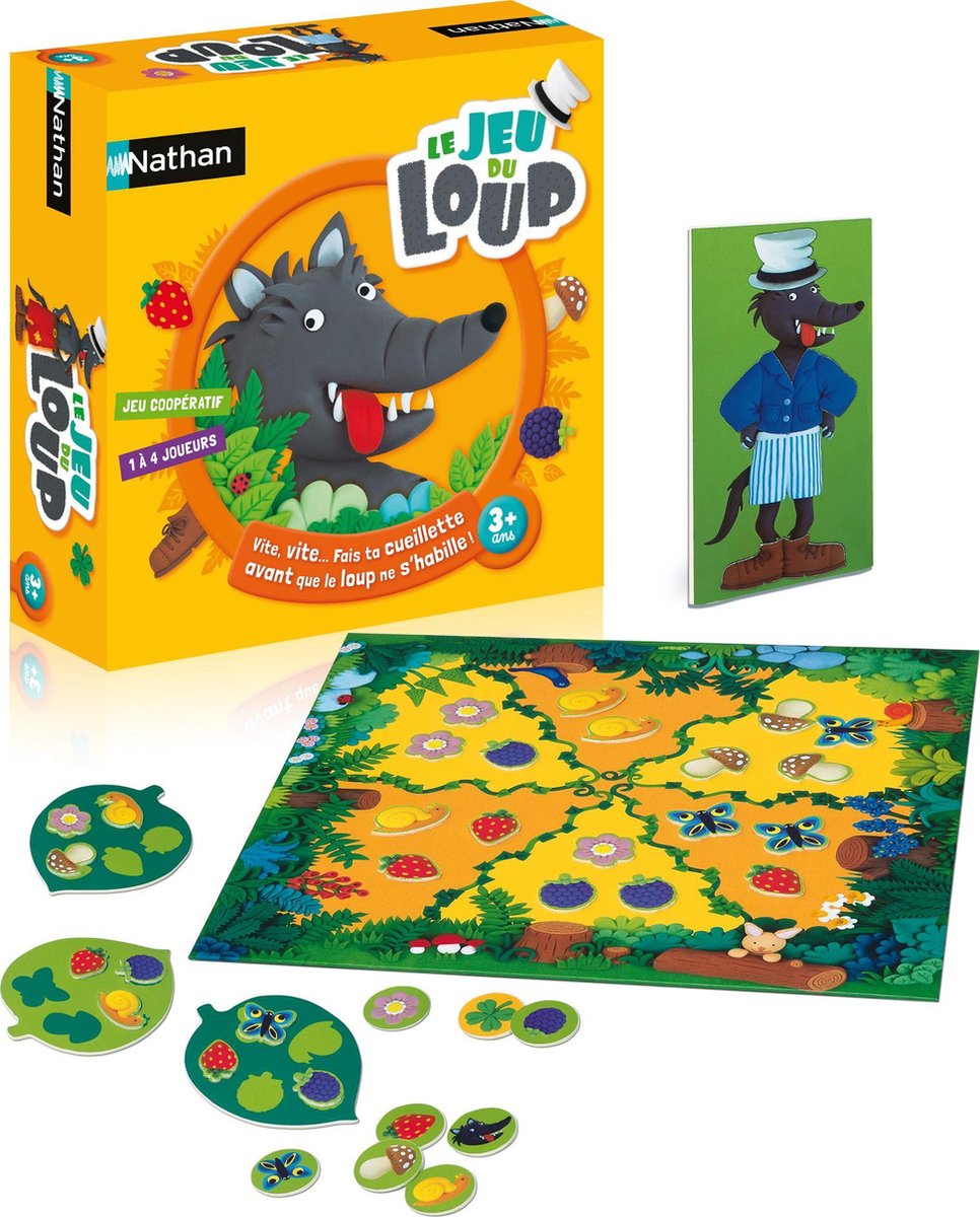 Nathan Le jeu du loup Peuterspeelzaal Leerzaam bordspel