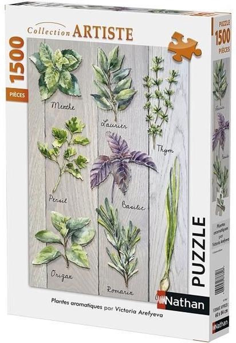 Nathan legpuzzel Aromatische Plantenpuzzel 1500 stukjes
