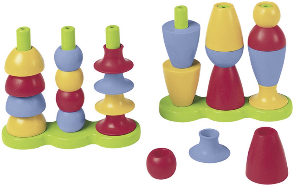 Triolo kleine set, 26-delig - 2 sokkels en 24 plastic onderdelen