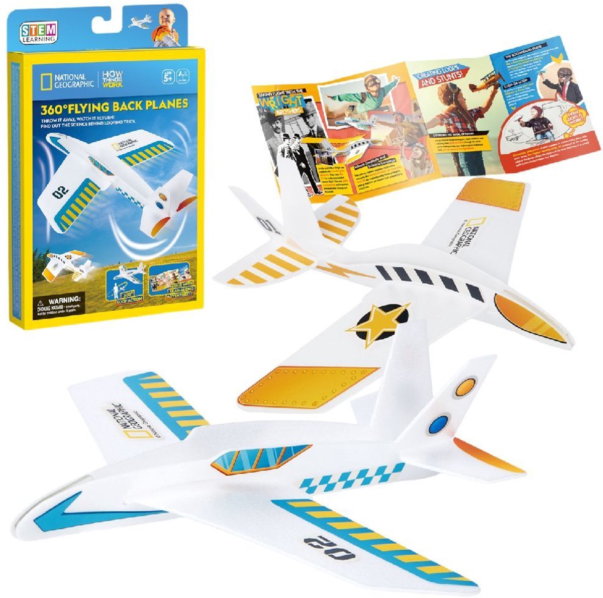 National Geographic Flying Back Plane