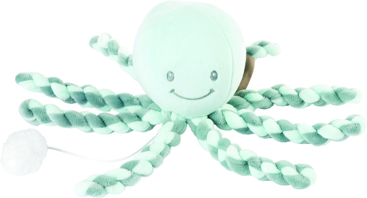 NATTOU MUZIEKPOP OCTOPUS KOPERGROEN