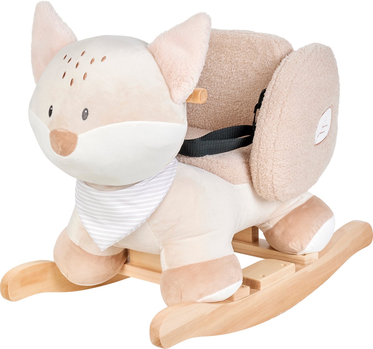 Nattou FLO, ERNEST & OLI Schommelpaard - Vos - 59 cm - Munt Groen