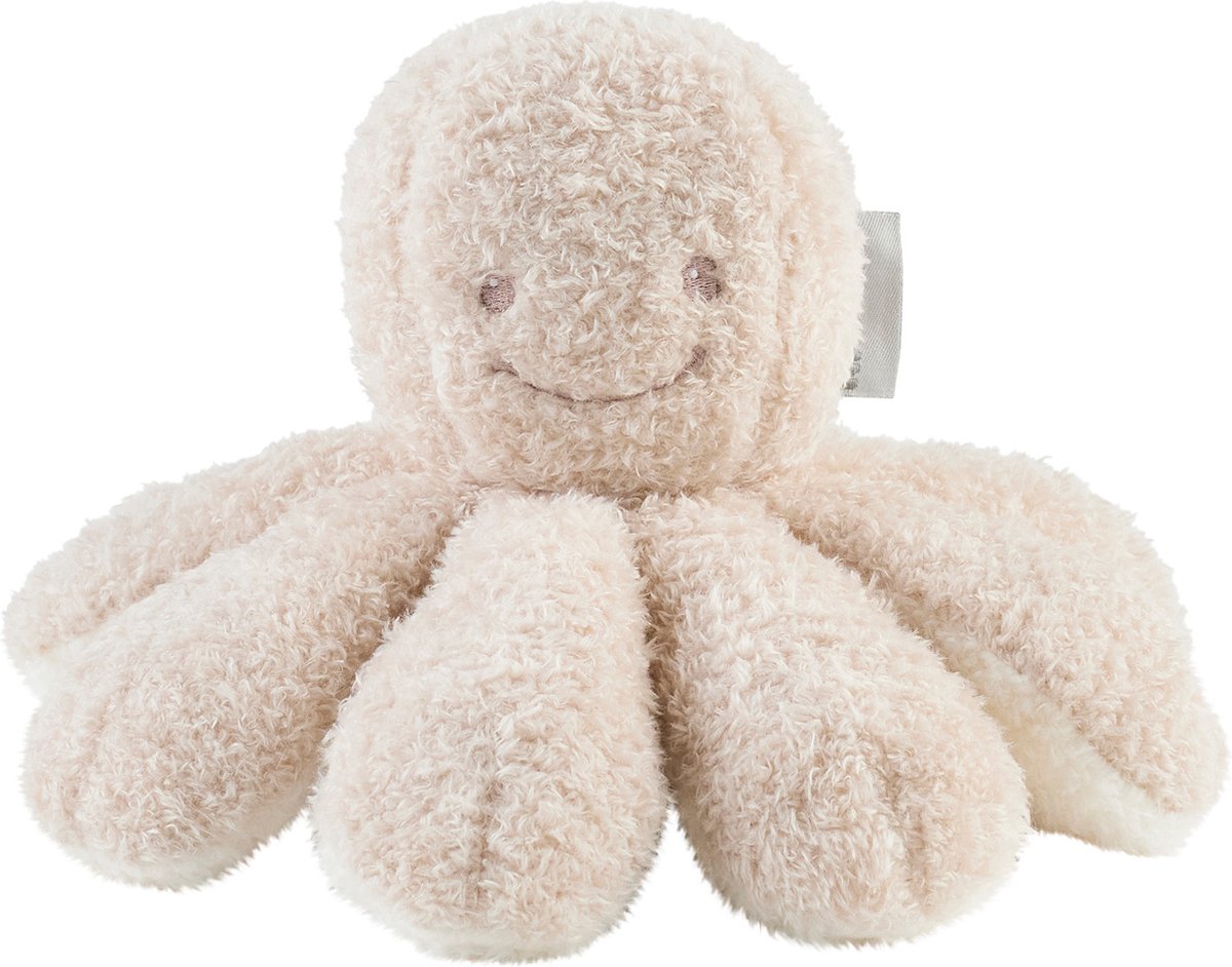 Nattou TEDDY Knuffel - Octopus - 20 cm - Beige