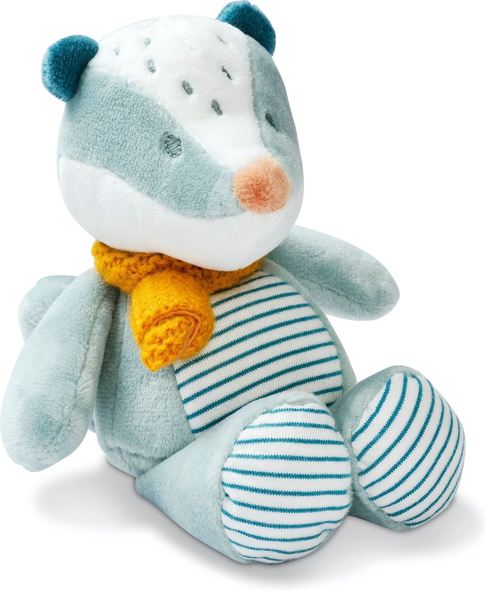 Nattou das Felix - Knuffel - 21 cm - Dusty blauw