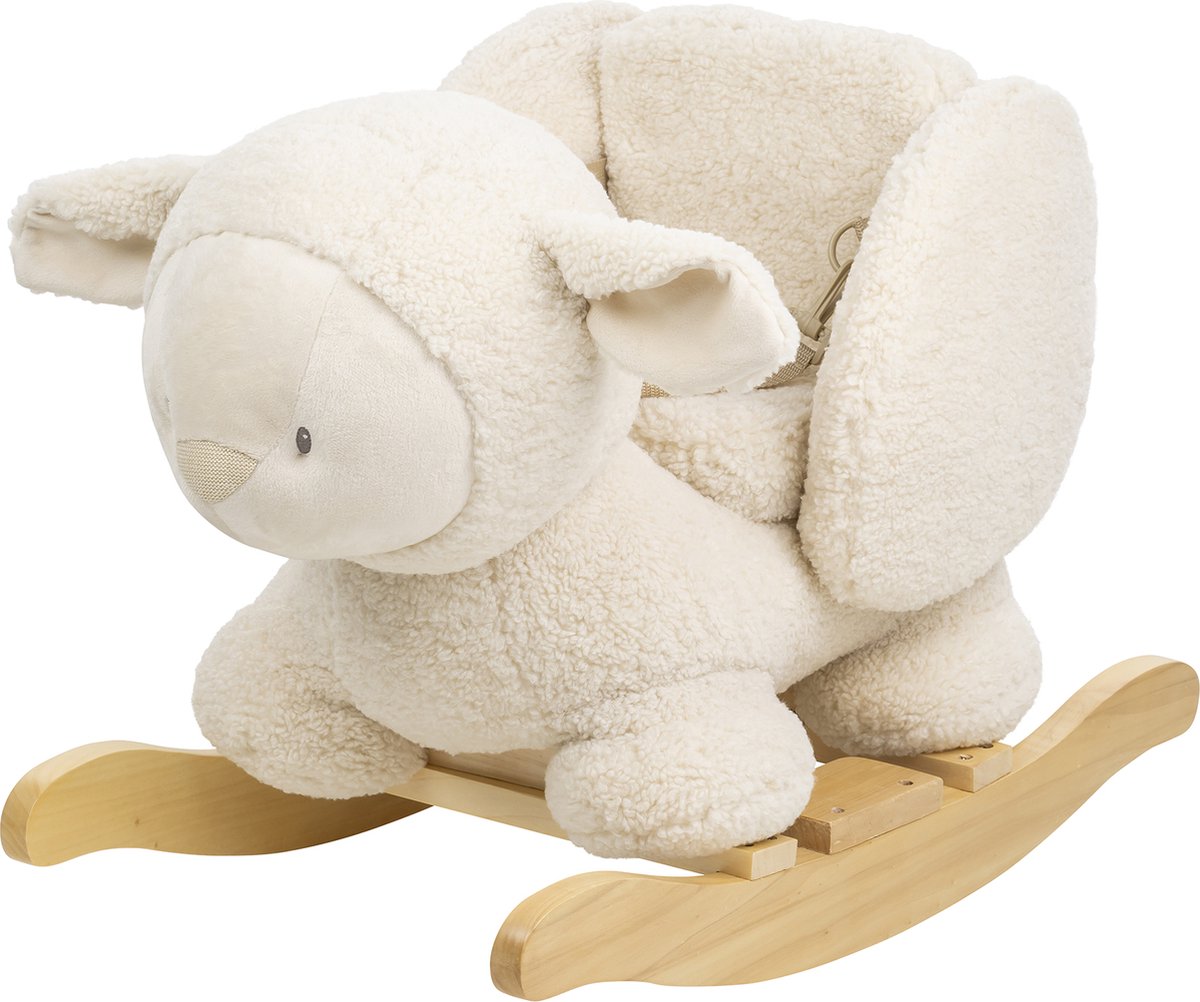   schaap Teddy - schommelpaard - Hobbelpaard - 59 x 45 cm - Ecru