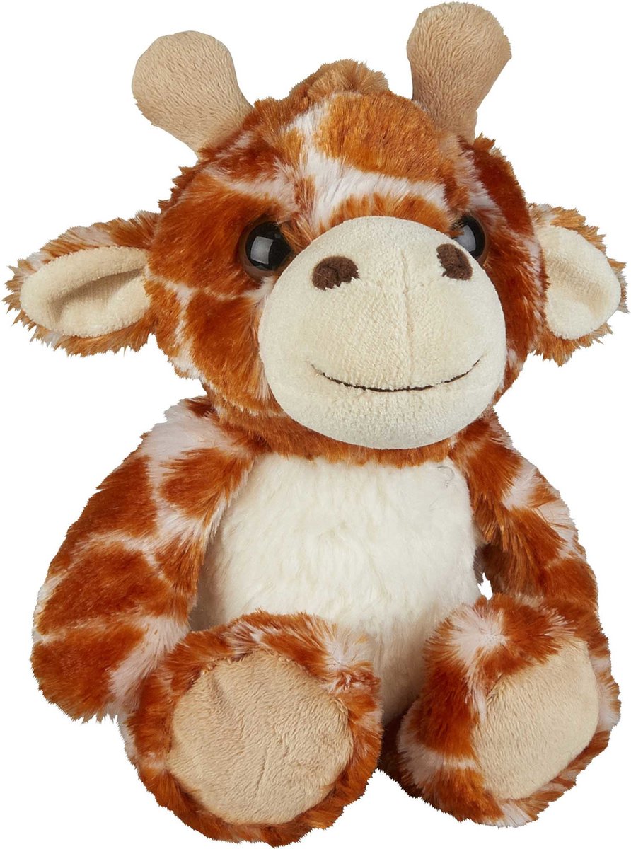 Pluche knuffel dieren Giraffe 18 cm