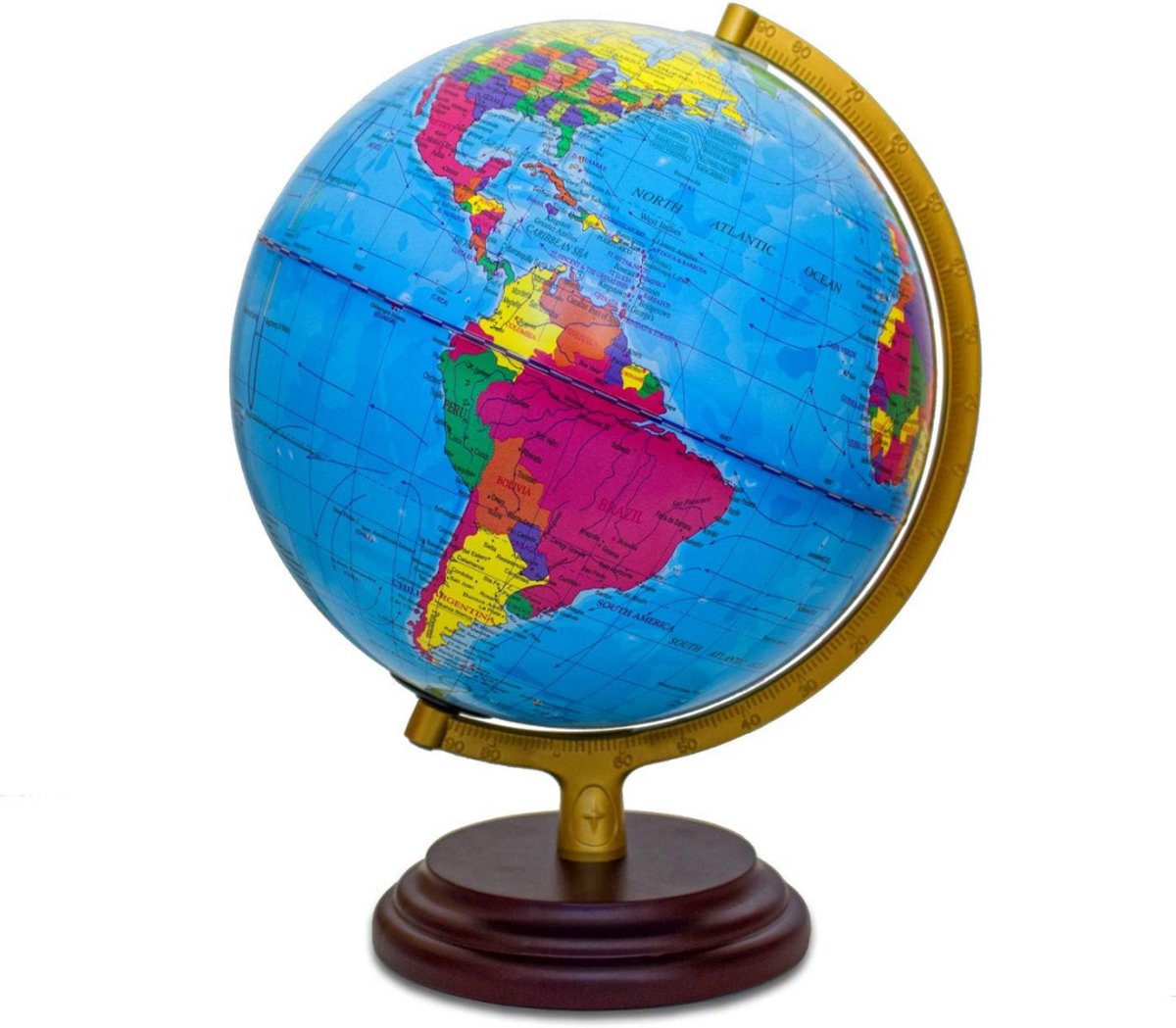   Met Verlichting - Led Lamp Kinderen - Bureaulamp - Bruin