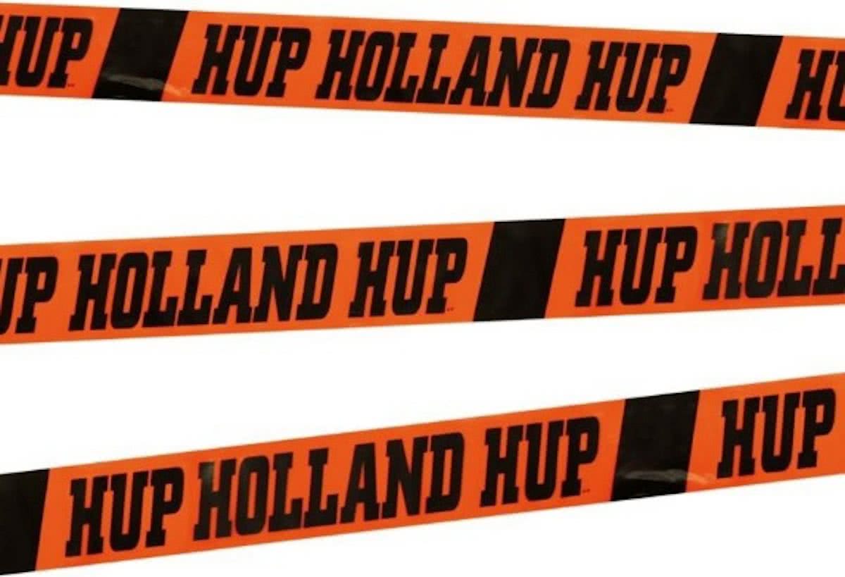   Afzetlint Hup Holland Hup Oranje/zwart 15 Meter