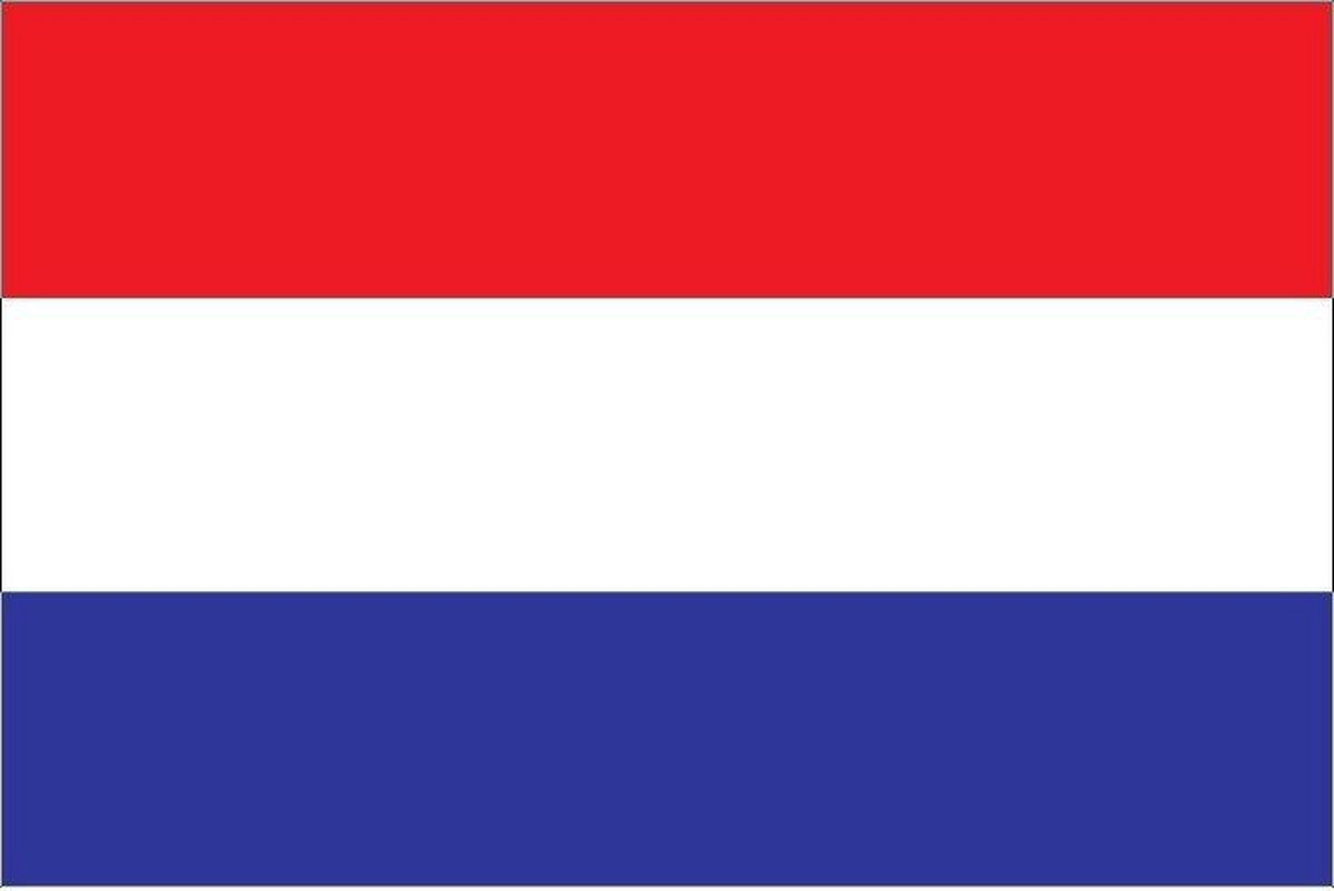 Nederlands Vlag 150 X 90 Cm Rood/wit/blauw