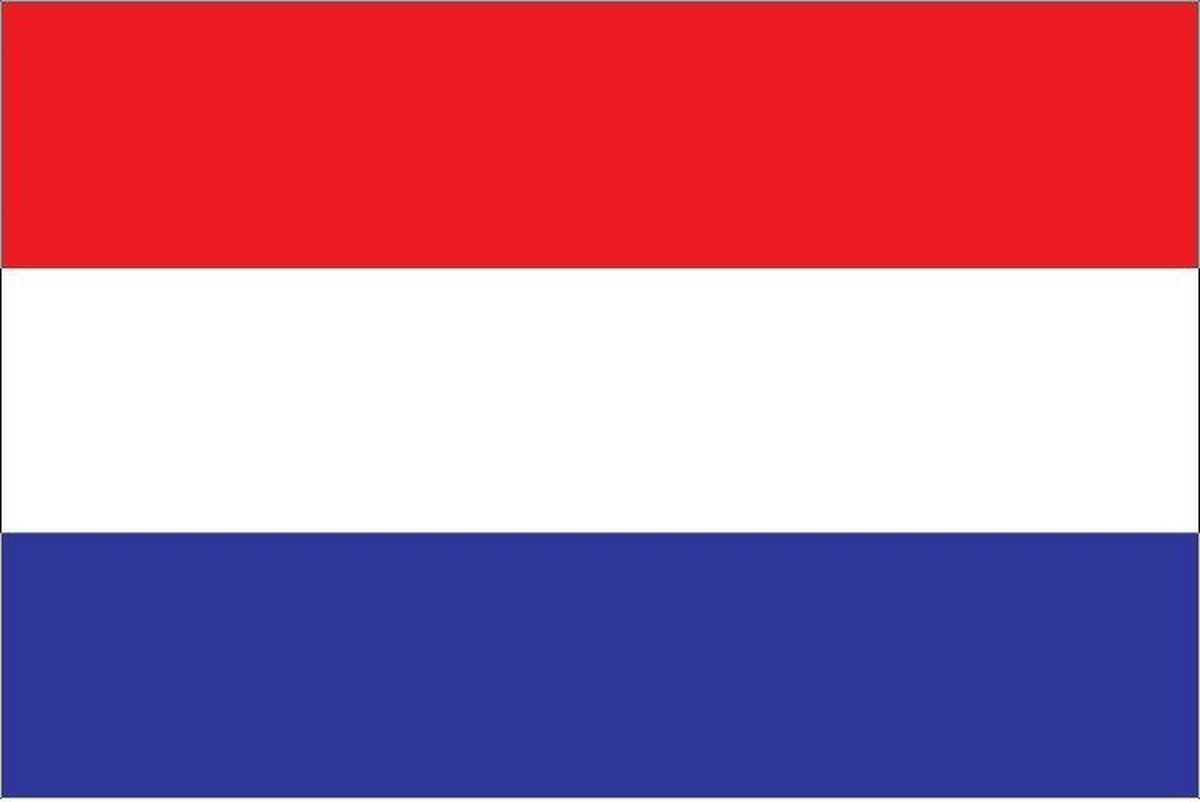 Nederlands Vlag 60 X 90 Cm Rood/wit/blauw