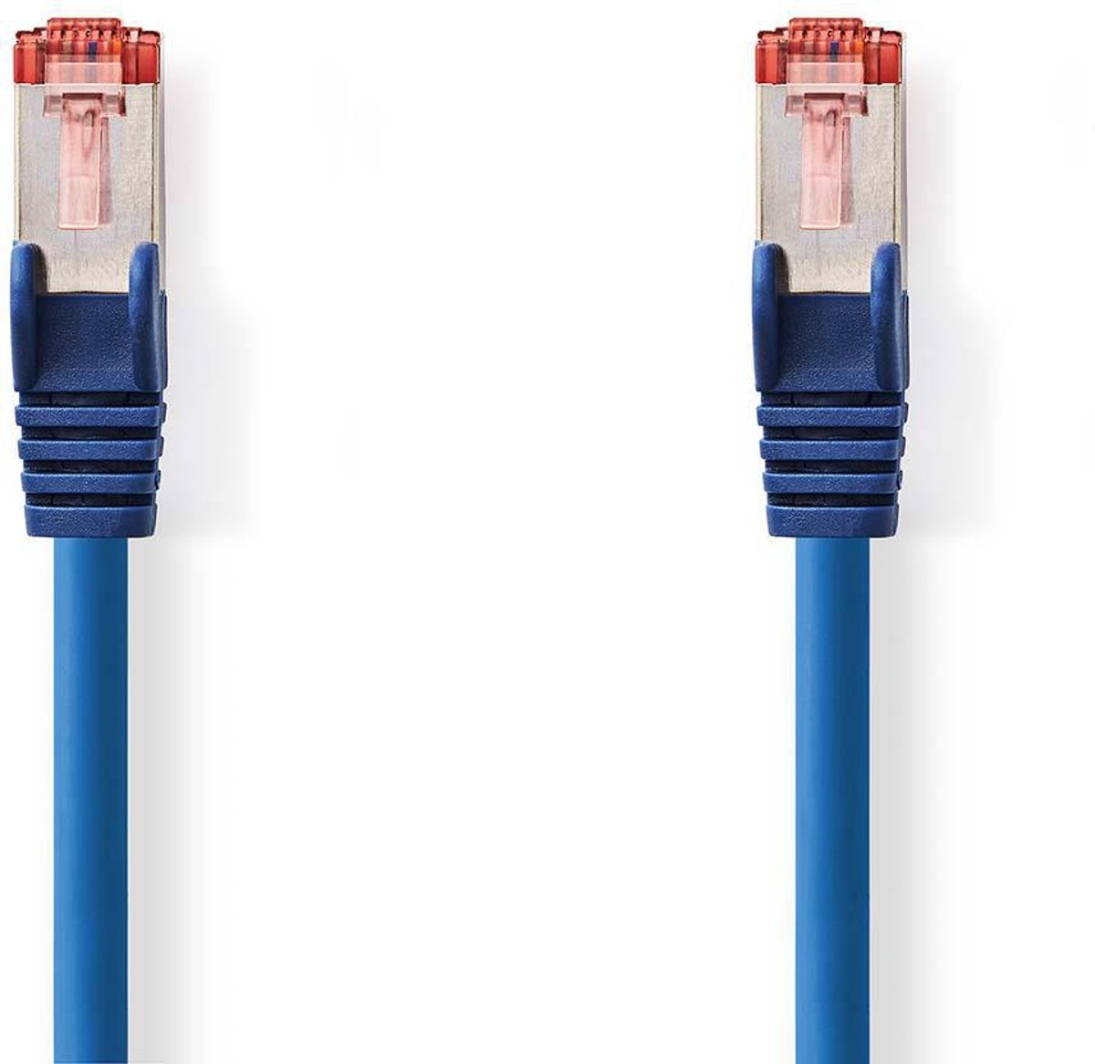 Nedis CAT6 S/FTP netwerkkabel RJ45 Male - RJ45 Male 0.15 mtr blauw