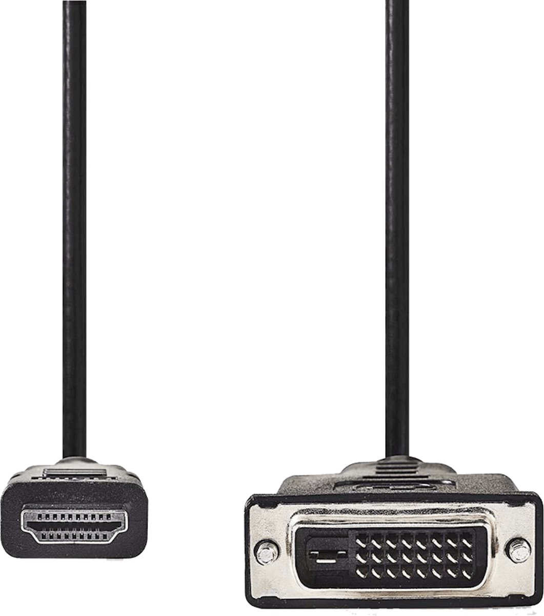 Nedis CCGP34800BK30 video kabel adapter 3 m HDMI Type A (Standard) DVI-D Zwart