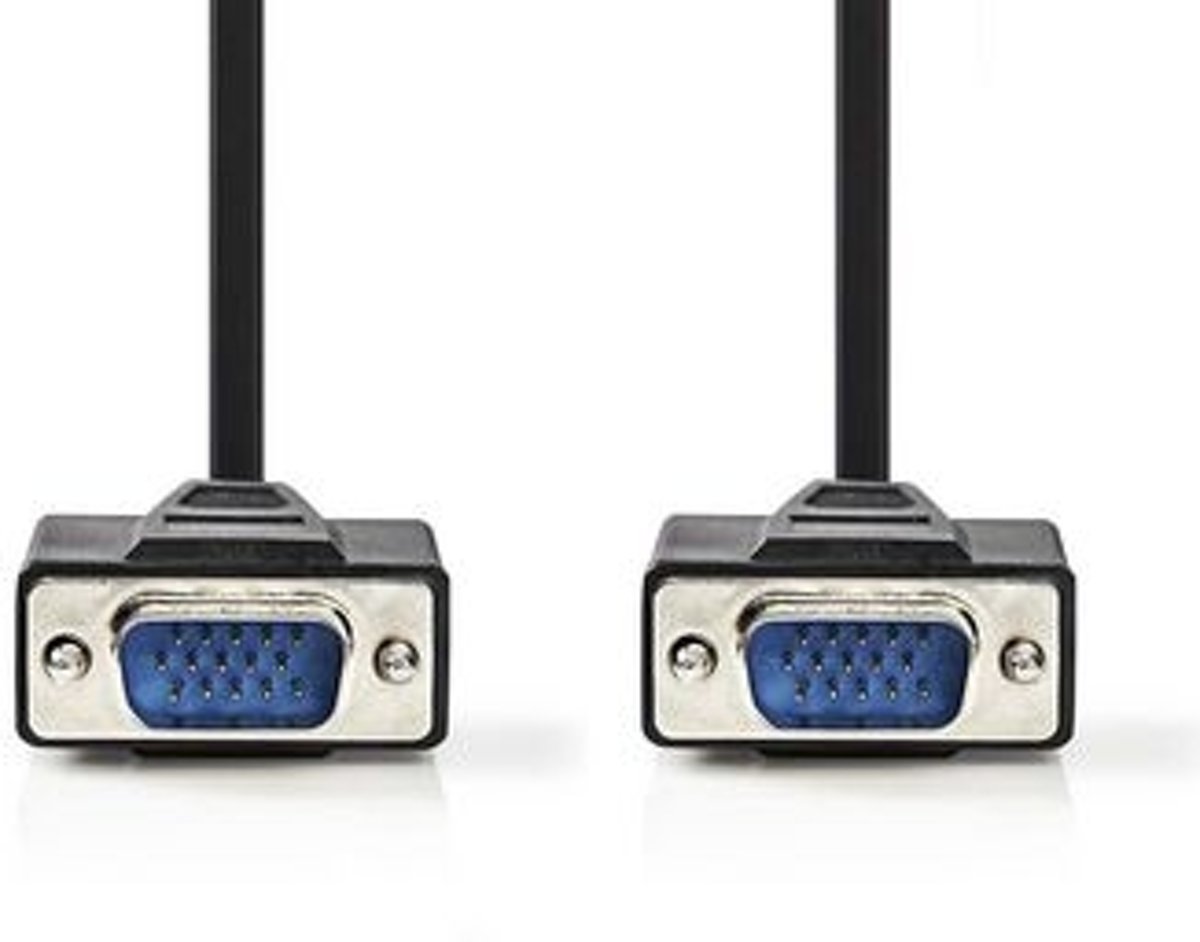 Nedis CCGP59000BK20 VGA kabel 2 m VGA (D-Sub) Zwart
