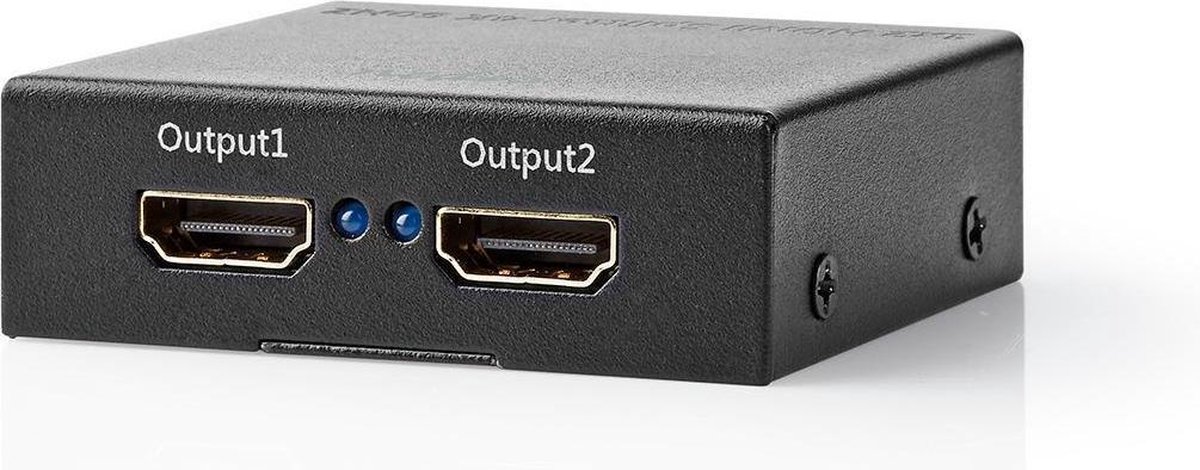 Nedis HDMI splitter 1 naar 2 - versie 2.0 (4K 60Hz HDR)