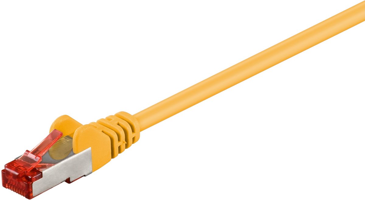 Nedis S/FTP CAT6 Gigabit netwerkkabel / geel - LSZH - 7,5 meter