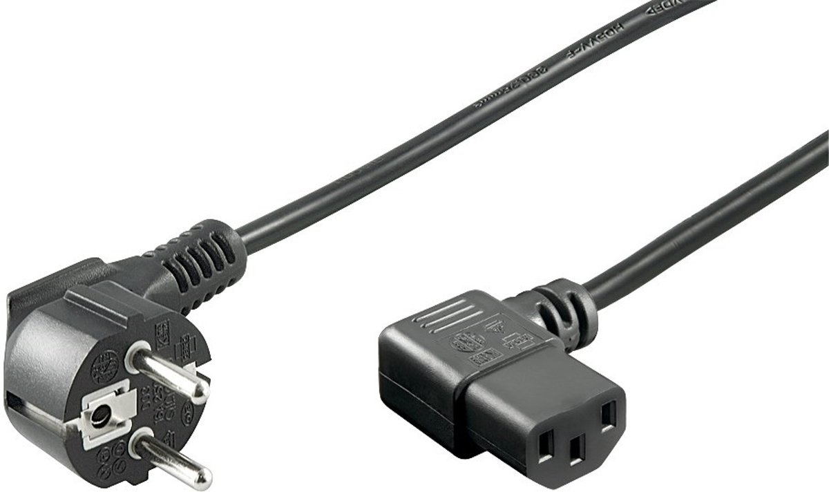 Nedis Stroomkabel met C13 plug - zwart - 3 meter