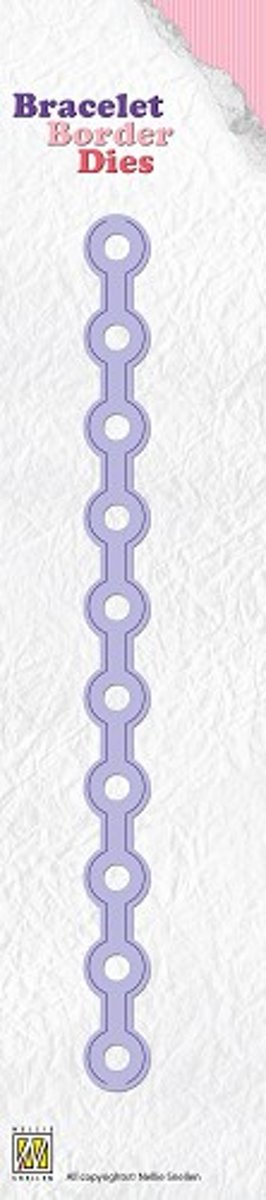 Bracelet Border Dies Chain with circles