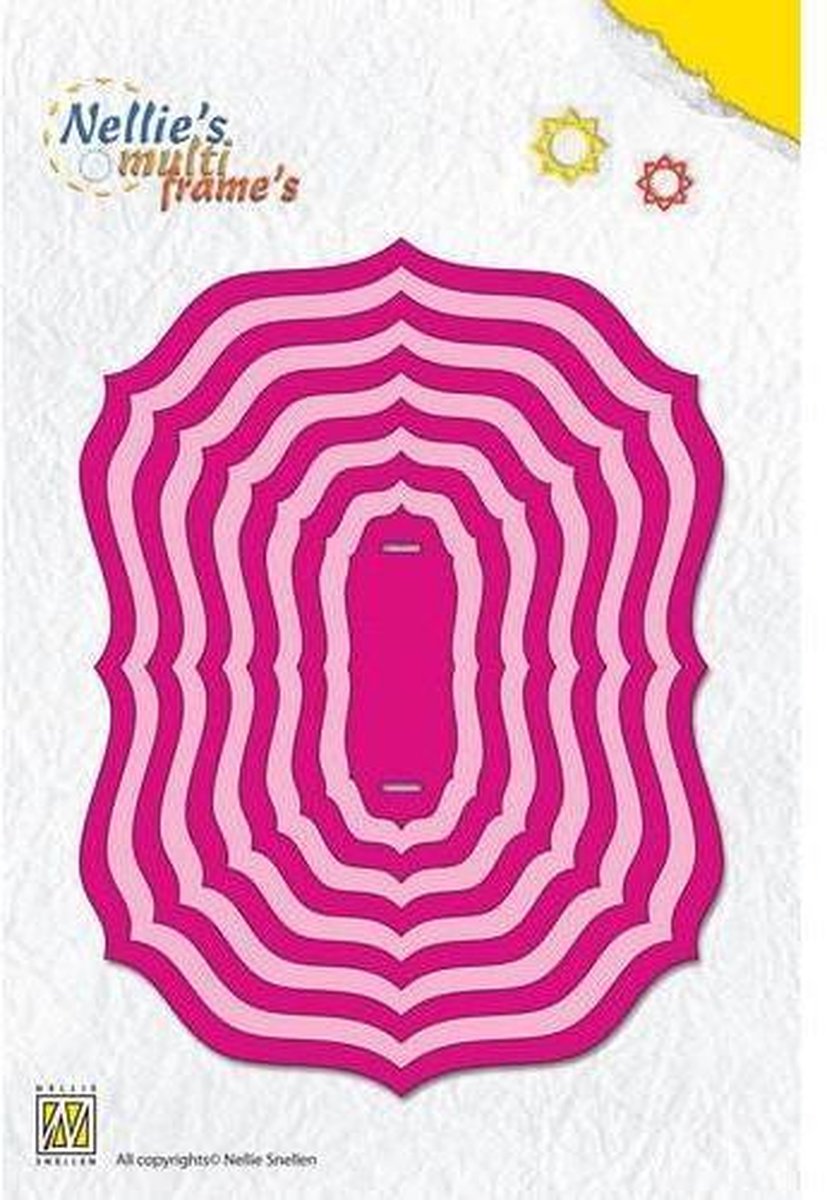 Nellies Choice Multi Frame Mal  - Kerst ovaal MFD094