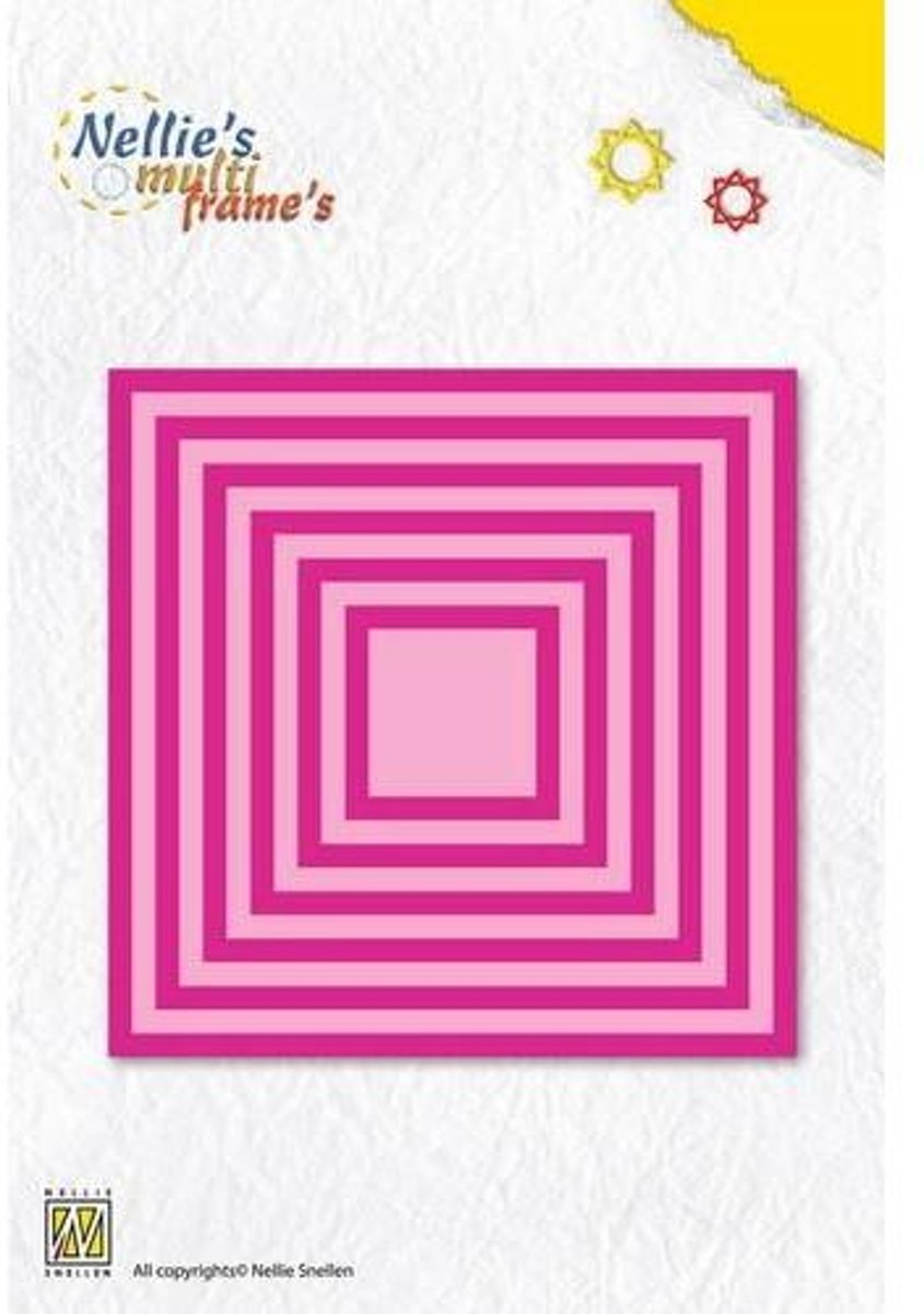 Nellies Choice Multi Frame Mal - basis vierkant MFD056
