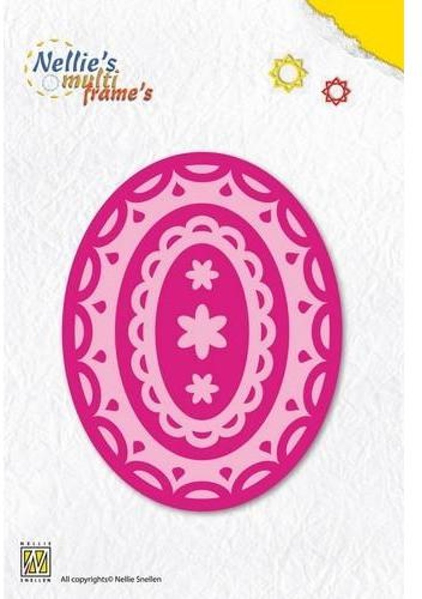 Nellies Choice Multi Frame Mal - ovaal 3 MFD044