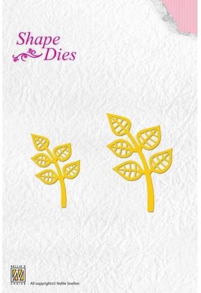 Nellies Choice Shape Mal - bladeren SD046