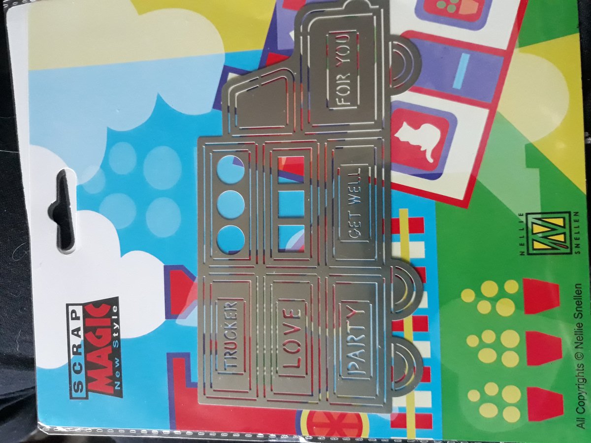 ScrapMagic -MaS020 - stencil Mal - truck