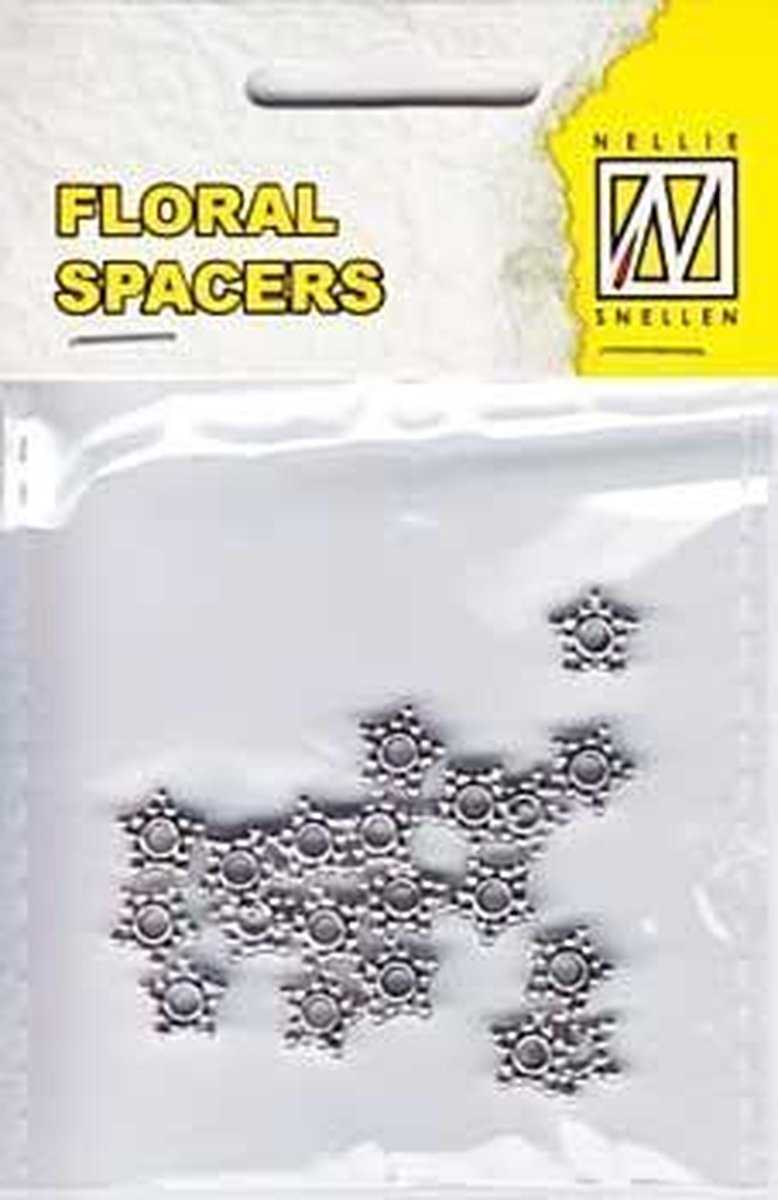 FLP-SP-003 Floral Spacers (Zilver-20 stuks)