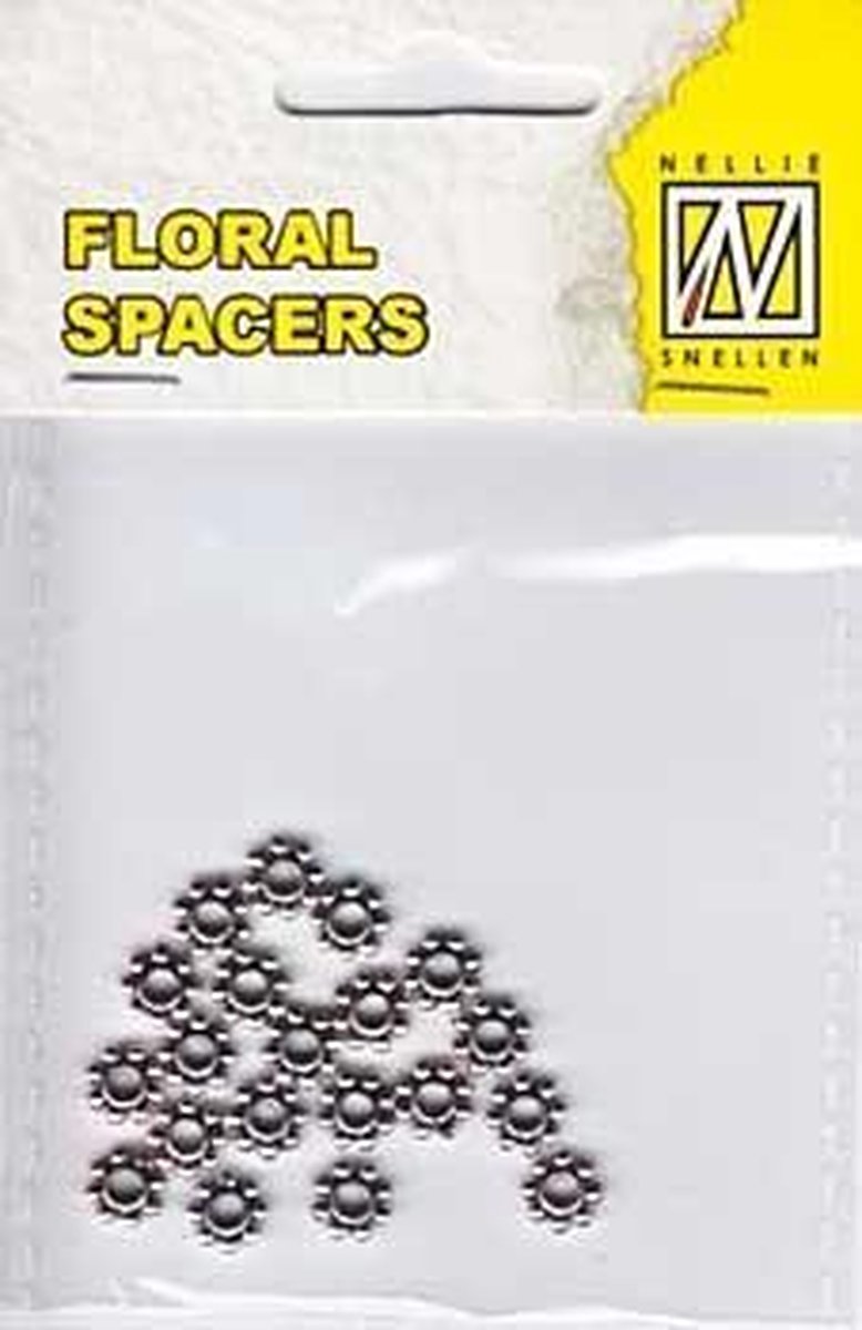 FLP-SP-005 Floral Spacers (Zilver-20 stuks)