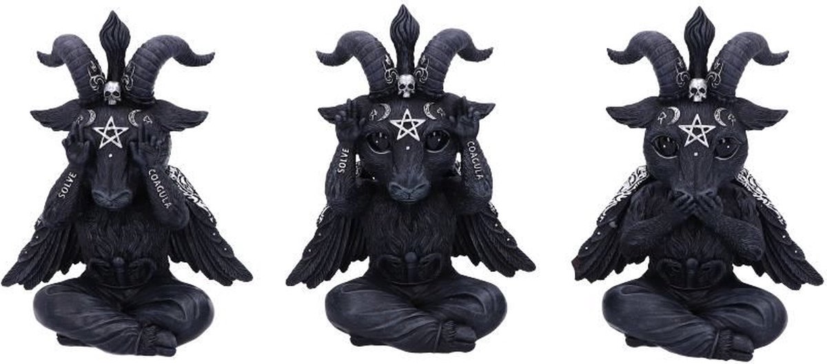 Nemesis Now Cult CuTie / Stropdass Figuur Three Wise Baphoboo 13 cm Kitchen- and Tableware