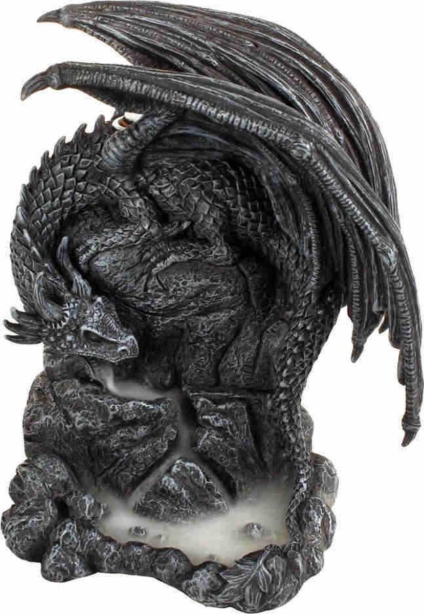 Nemesis Now Dragon Pool Backflow wierookhouder Unisex Wierookstokjeshouder - donkergrijs - Standard