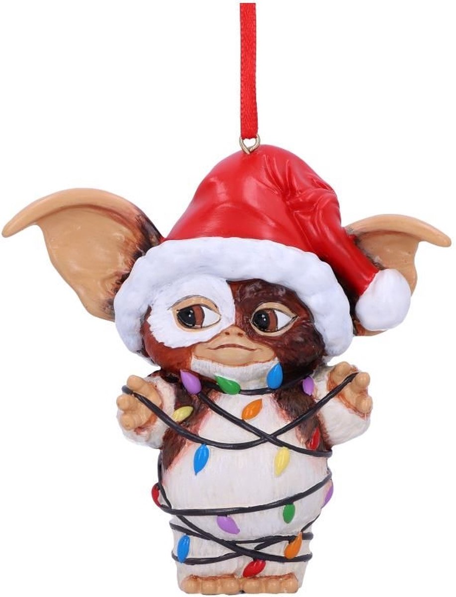 Nemesis Now Gremlins Kerstbal Gizmo in Fairy Lights Hanging Ornament Multicolours