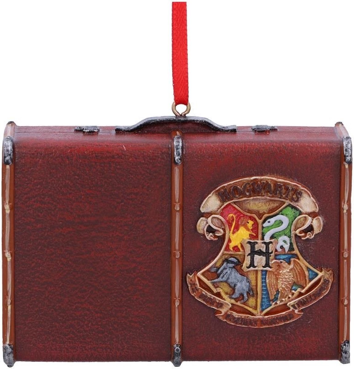 Nemesis Now Harry Potter Kerstbal Hogwarts Suitcase Hanging Ornament Multicolours