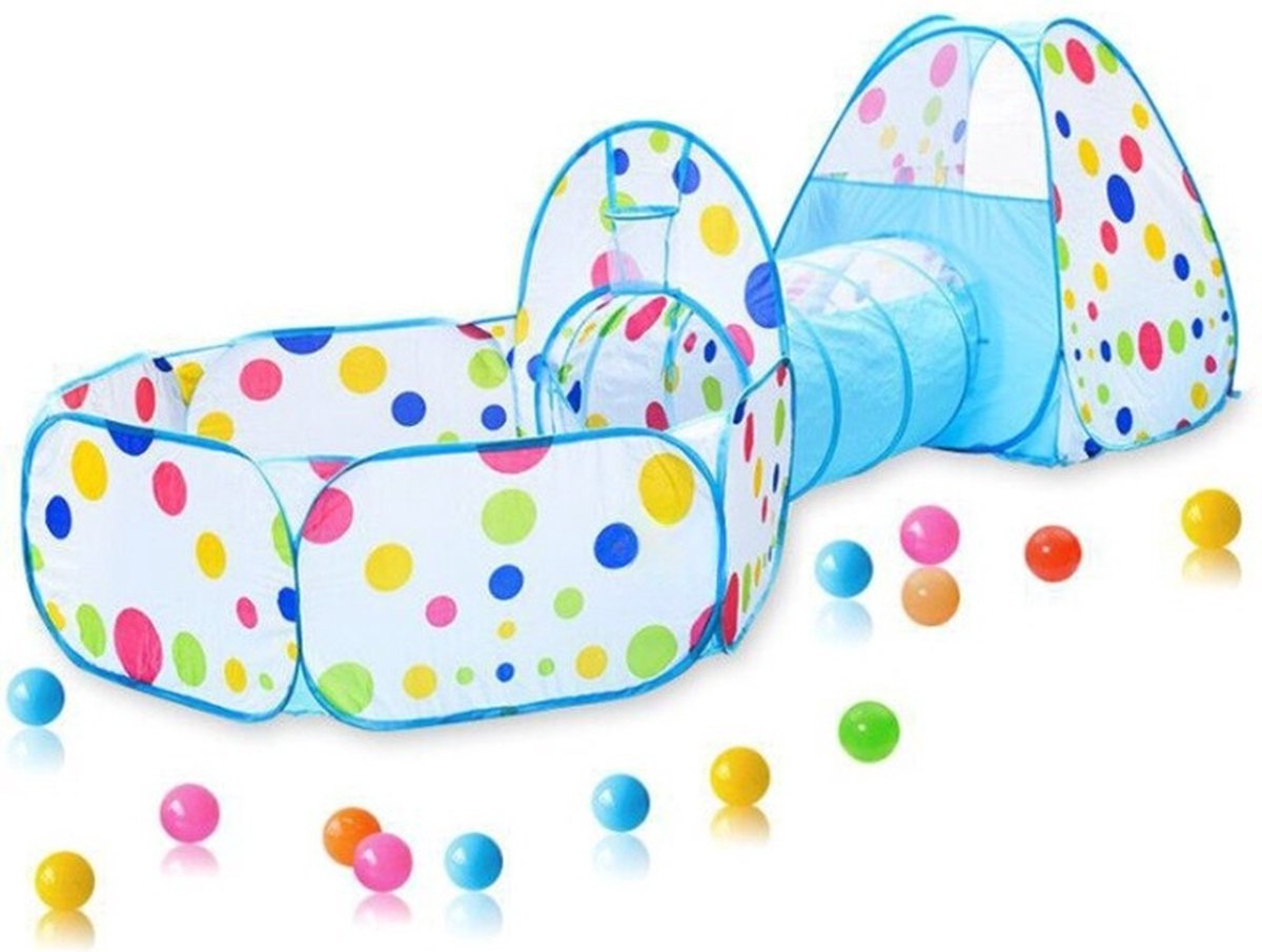 Speeltent voor kinderen- Kruiptunnel- Tent- Gemakkelijke draagtas