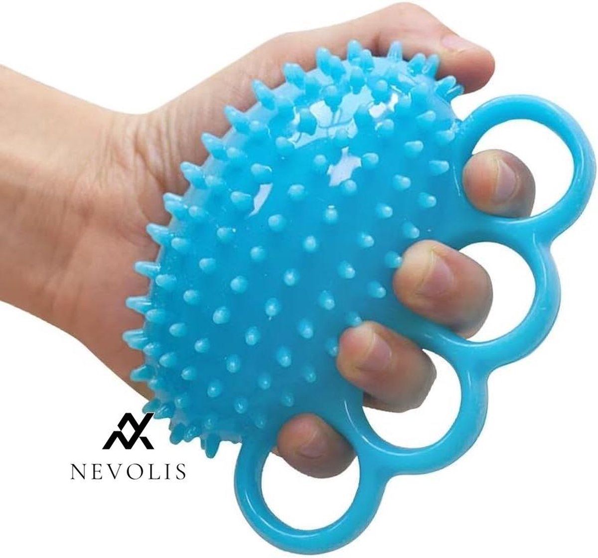 Nevolis Hand Grip Enhancer Finger Athletes Trainer Squeeze Stress Ball Relieving Wrist Pain Carpal Tunnel Physiotherapy Relief Stroke Recovery Arthritis Anxiety Therapy Strengthening .