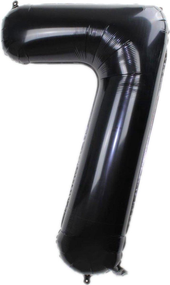 New Age Devi - Cijferballon 7 - zwart - 32inch