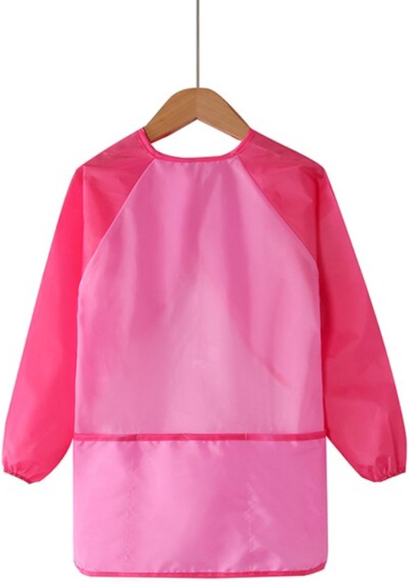   - Klieder-schort Kinderen - Knutsel-schort - Verf-schort - Waterdicht Schort - Roze
