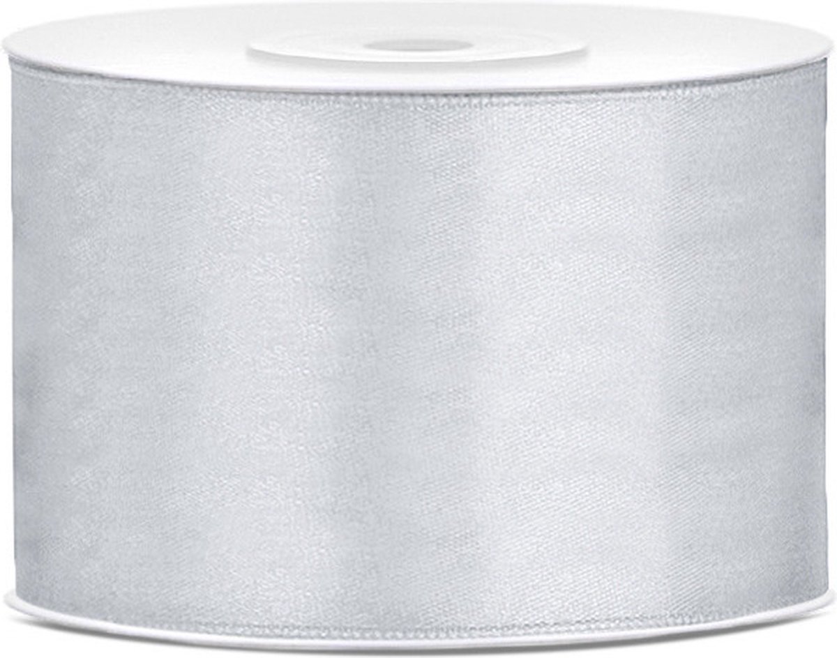 New Age Devi - Satijn-Lint Zilver 50mm 25m