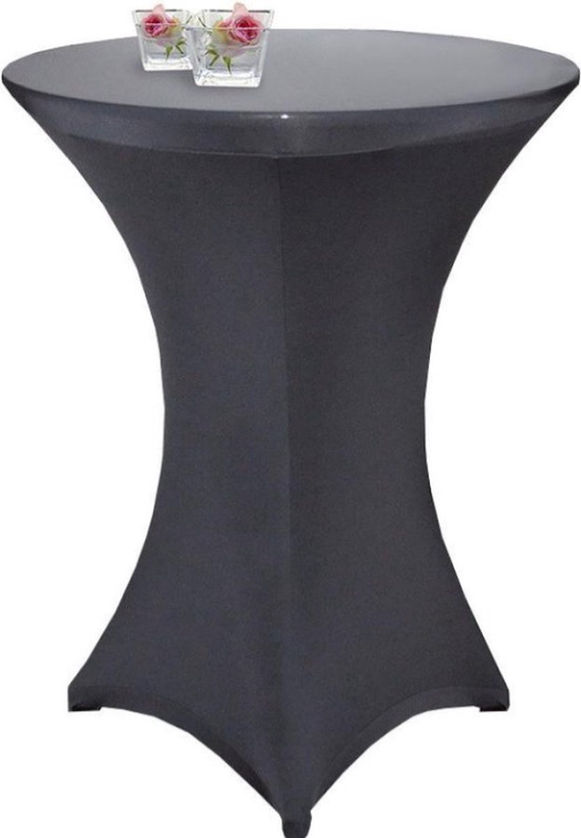   - Statafel Rok - Statafelhoes - tafelrok - Antraciet