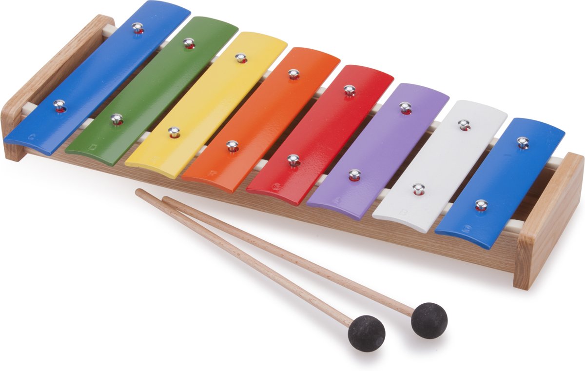Metallofoon - 8 toons - Gekleurd