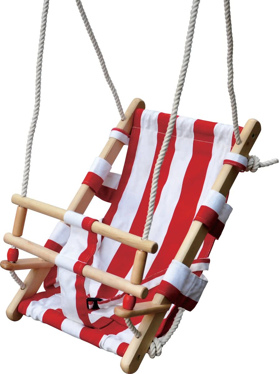 New Classic Toys - Babyschommel - Rood/Wit