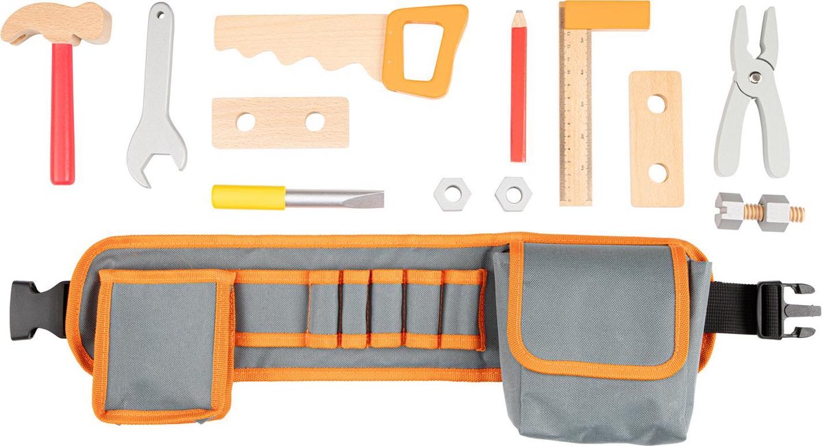   - Gereedschapsriem - Oranje - 16 onderdelen