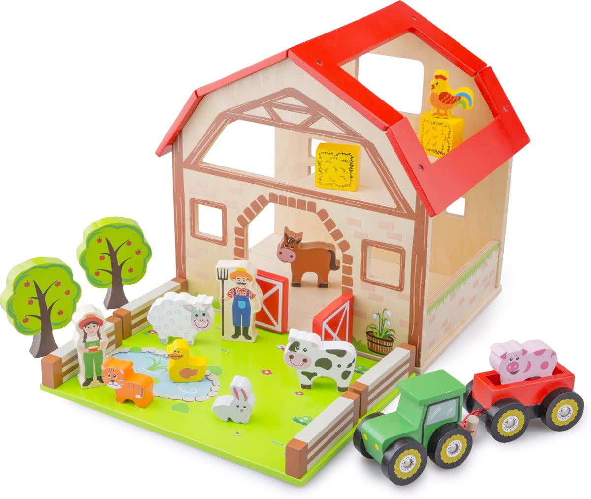   - Houten Boerderij Speelset