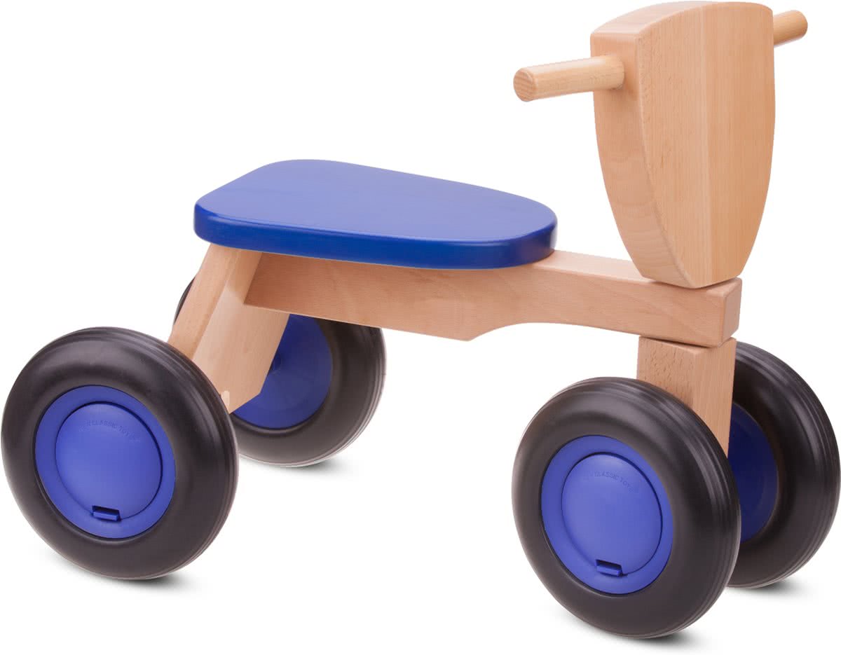 New Classic Toys - Loopfiets - Road Star - Blauw